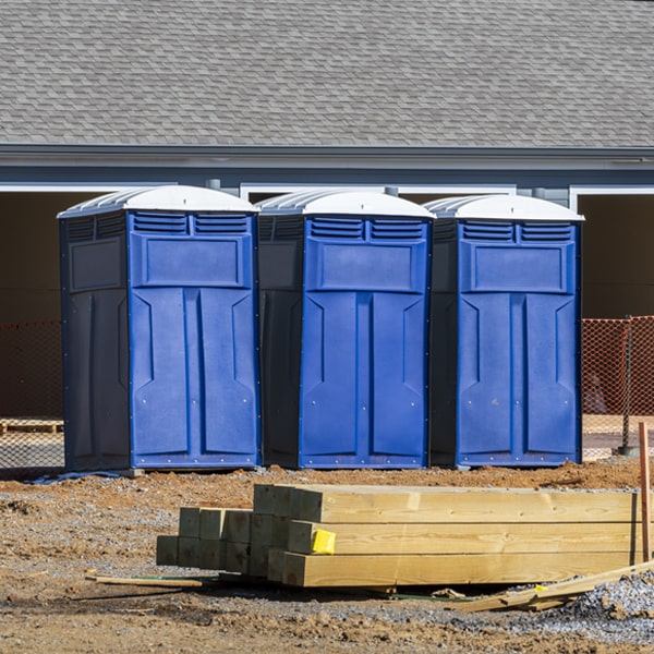 are there any restrictions on what items can be disposed of in the porta potties in Lyons